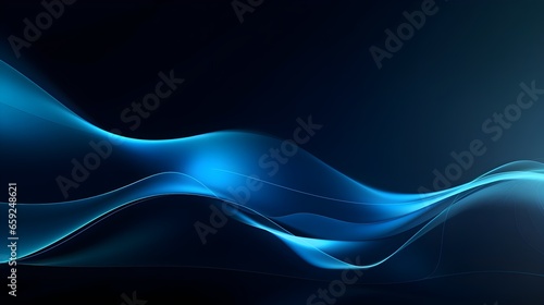 dark background., abstract blue background, abstract blue wave, abstract blue waves background, Futuristic technology style, Elegant background for business tech presentations