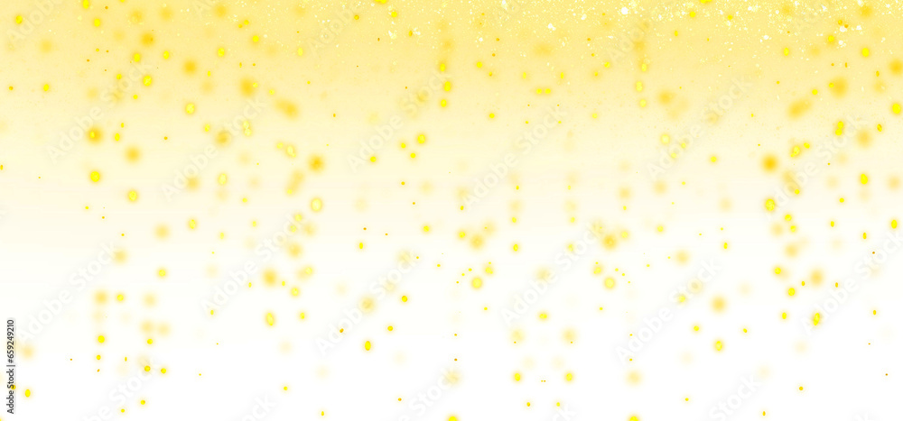 Glamorous Golden Particles