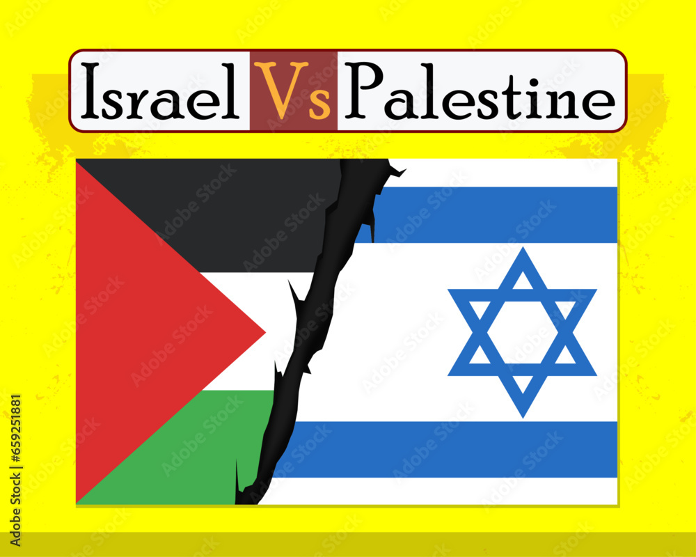 Israel Vs Palestine Israel Palestine War Adobe Stock