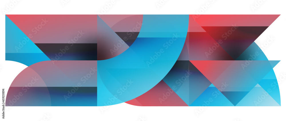 Geometric fusion - abstract harmony of triangles and circles in minimalist background design. Shapes and lines design for wallpaper, banner, background, landing page, wall art, invitation, prints Geometric fusion - abstract harmony of triangles and circles in minimalist background design. Shapes and lines design for wallpaper, banner, background, landing page, wall art, invitation, prints