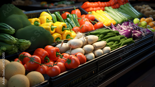 vegetables on market