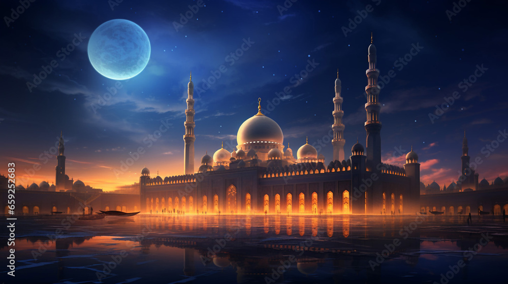 Beautiful Mosque Background