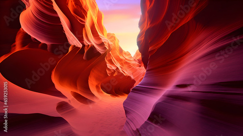 Envision a mysterious slot canyon, a narrow passage carved by the force of water over countless years. 