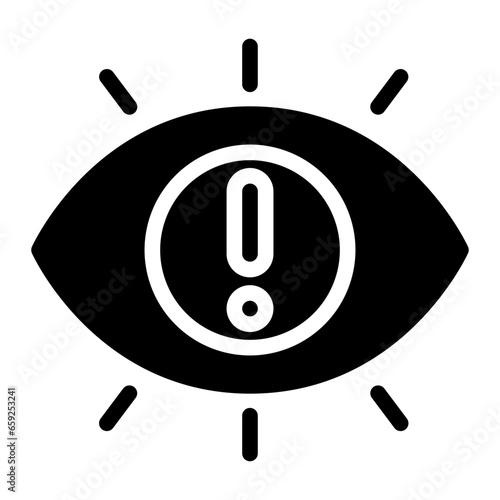 eye glyph icon