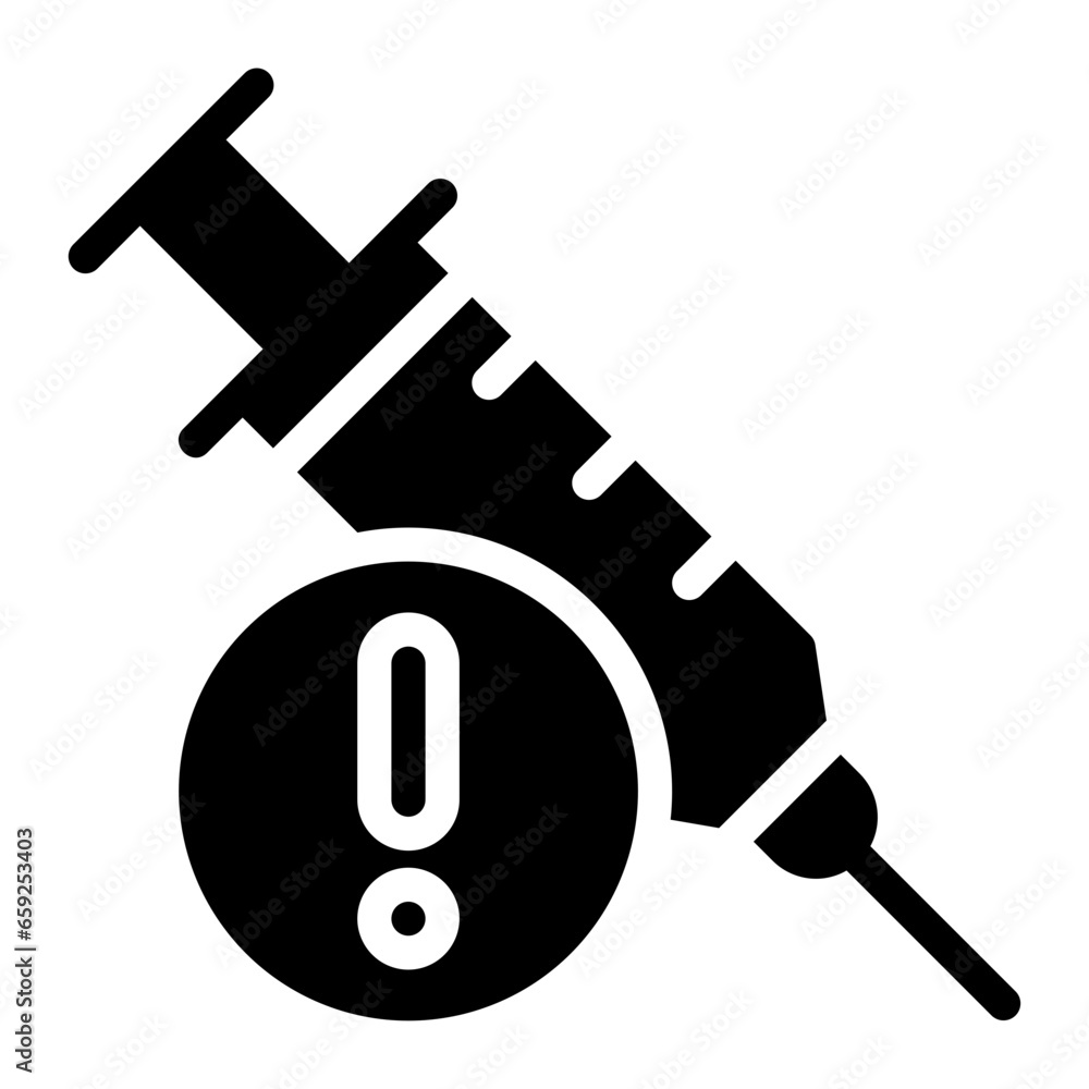 syringe glyph icon syringe glyph icon