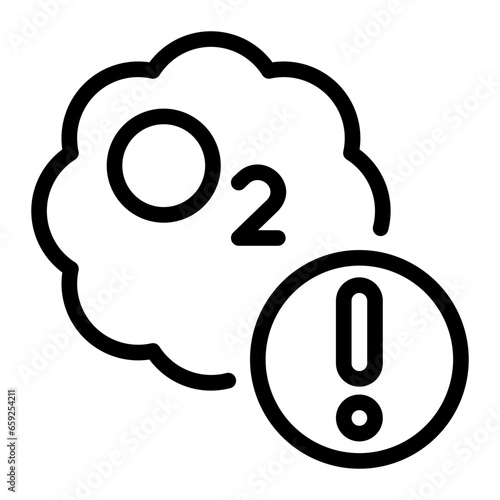 oxygen line icon