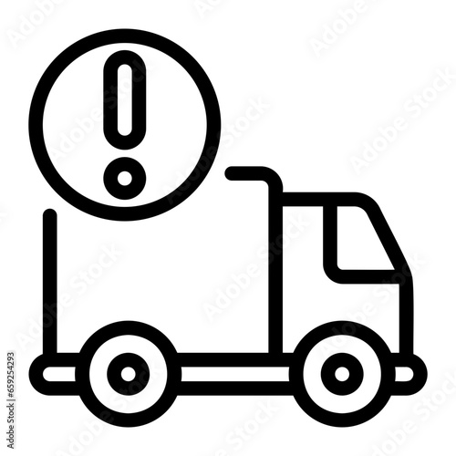 truck line icon