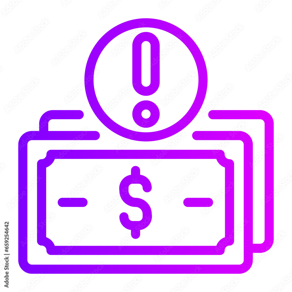 money gradient icon money gradient icon