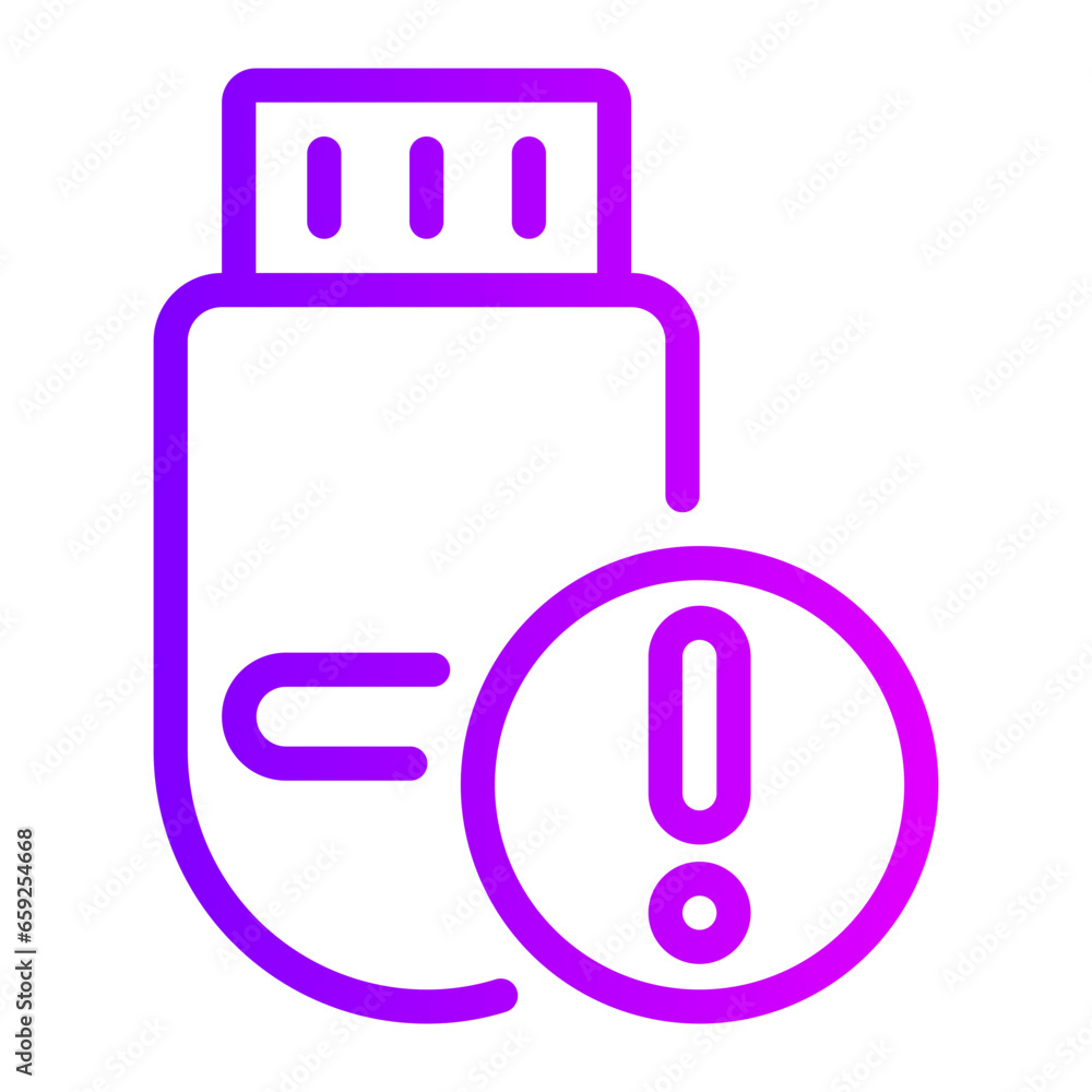 pendrive gradient icon