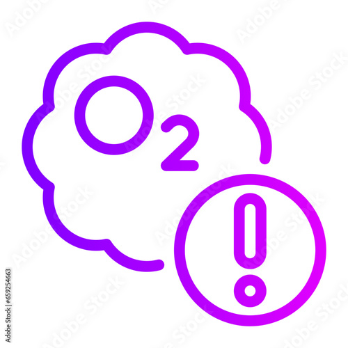 oxygen gradient icon