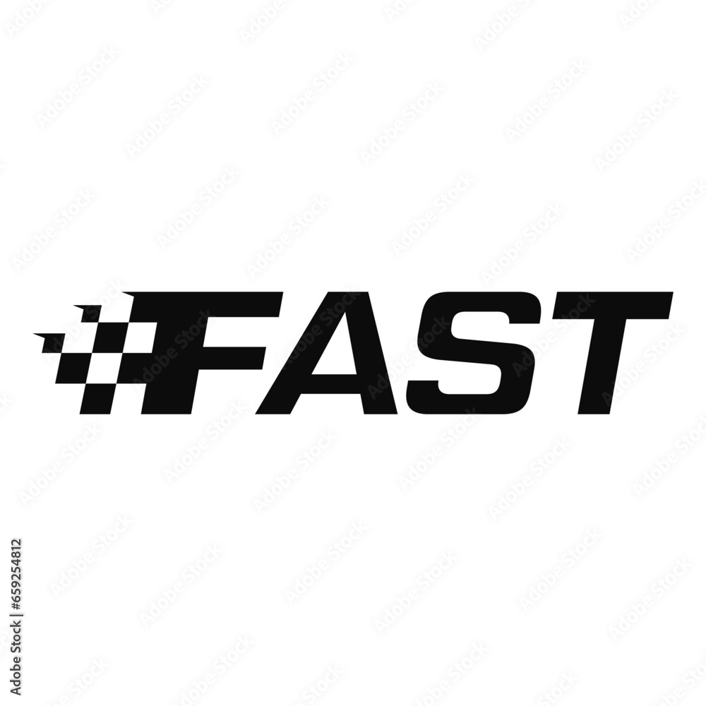 Fast Logo, Fast Typography Design