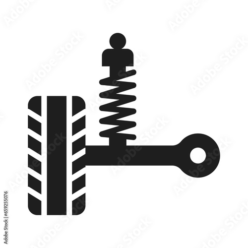 Car Part Icon, Shock Absorber icon photo