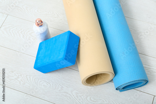 Yoga and pilates exercise e...