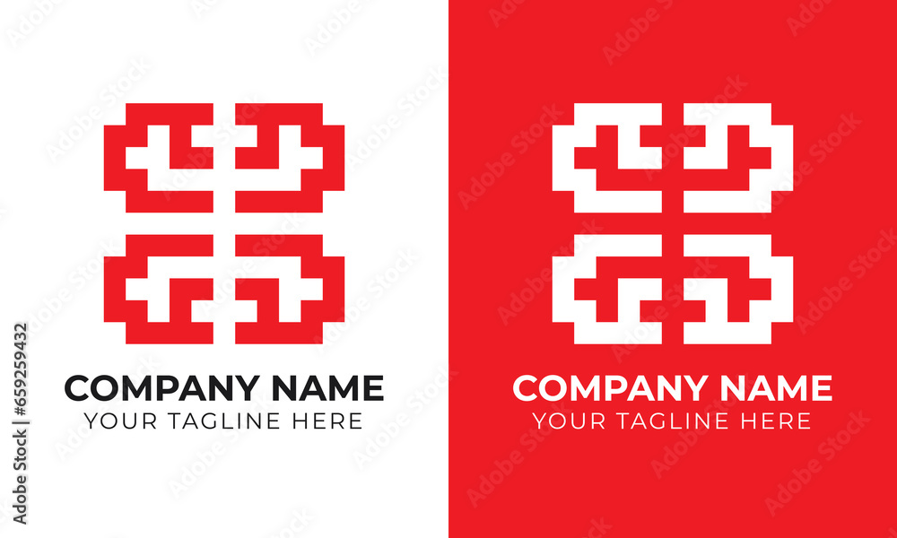 Creative modern minimal abstract business logo design template Creative modern minimal abstract business logo design template