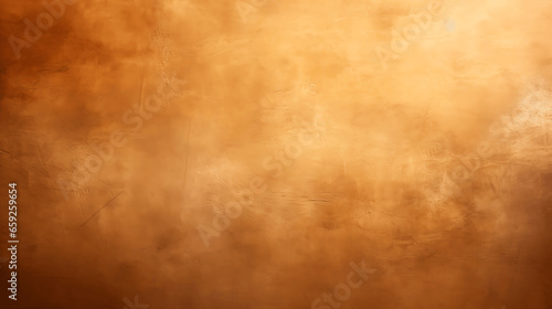 Golden Brown Wall with Sun Highlights on a Textured Background