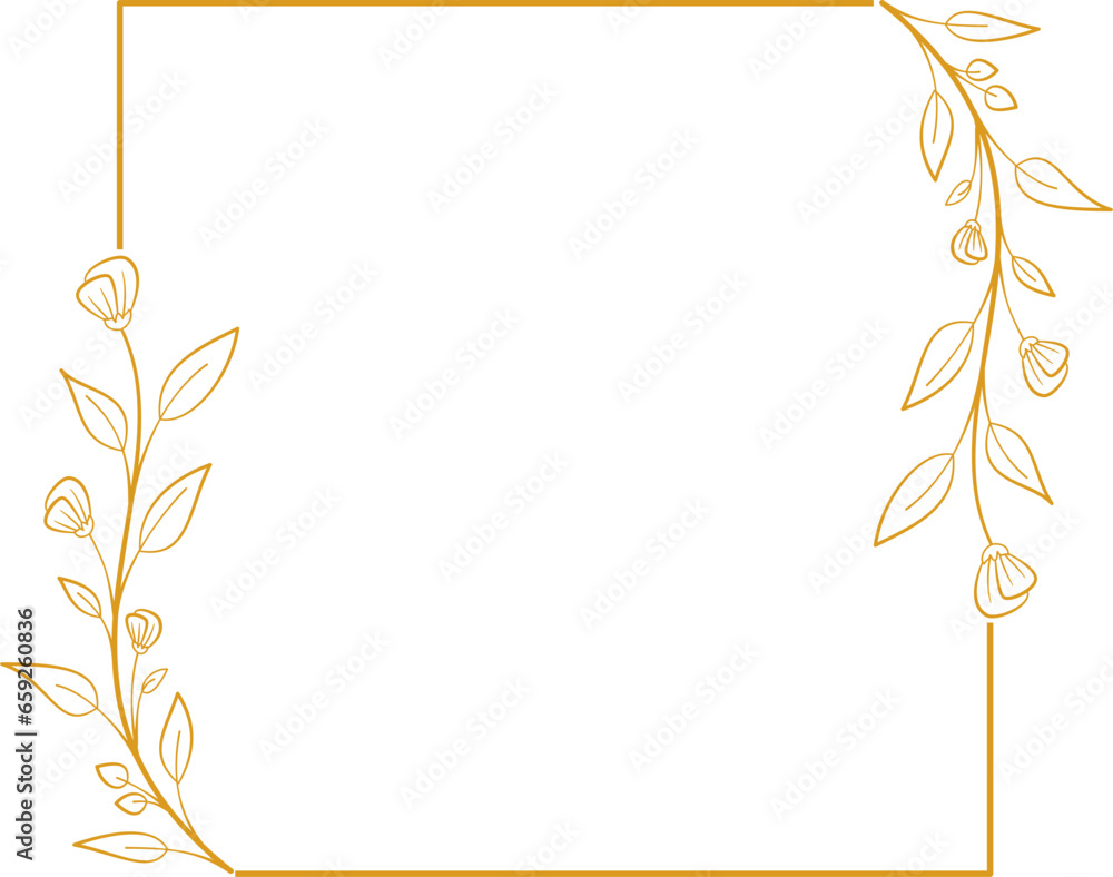 Floral wedding frame border wreath Floral wedding frame border wreath