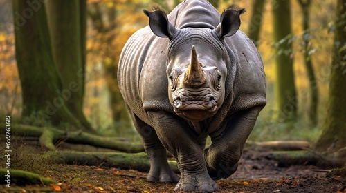 one-horned rhinoceros photo