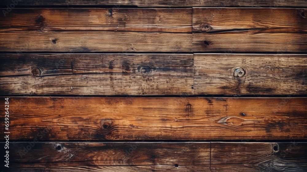 Fototapeta premium Old grunge dark textured wooden background