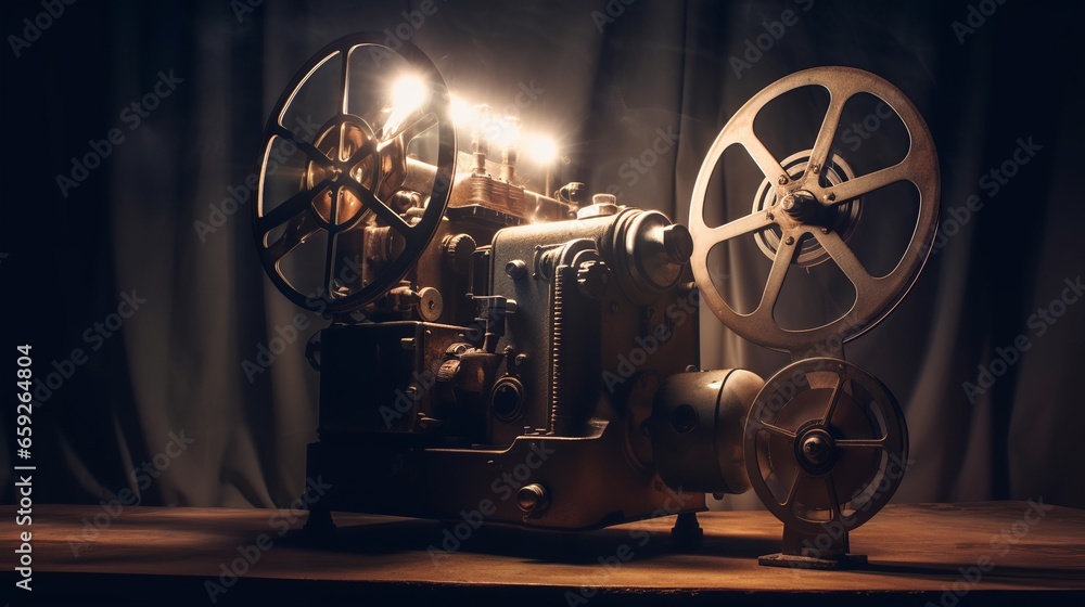 Old film projector