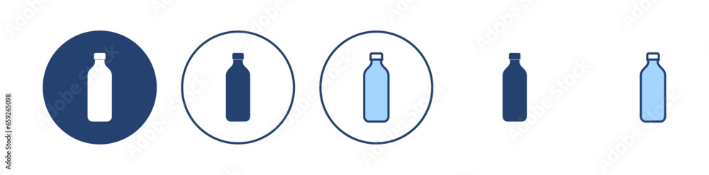 Bottle icon vector. bottle sign and symbol Bottle icon vector. bottle sign and symbol