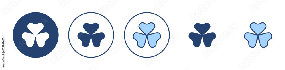 Clover icon vector. clover sign and symbol. four leaf clover icon. Clover icon vector. clover sign and symbol. four leaf clover icon.