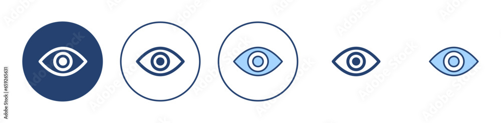 Eye icon vector. Eye sign and symbol. Look and Vision icon. Eye icon vector. Eye sign and symbol. Look and Vision icon.