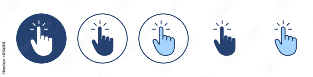 Hand cursor icon vector. cursor sign and symbol. hand cursor icon clik Hand cursor icon vector. cursor sign and symbol. hand cursor icon clik