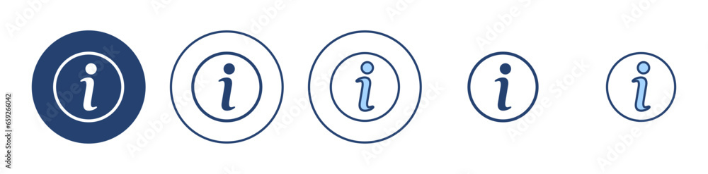 Information sign icon vector. about us sign and symbol. question mark icon Information sign icon vector. about us sign and symbol. question mark icon