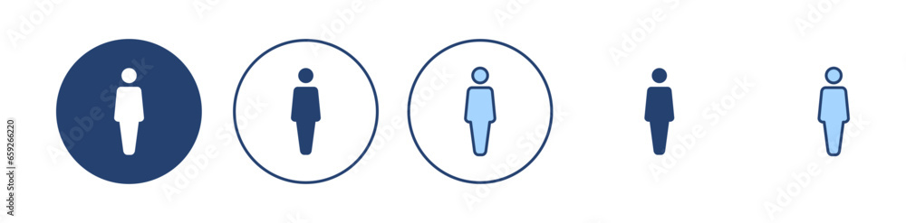 Man icon vector. male sign and symbol. human symbol Man icon vector. male sign and symbol. human symbol