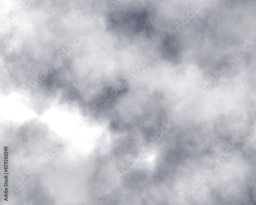 曇り空の水彩風イメージイラスト 背景
