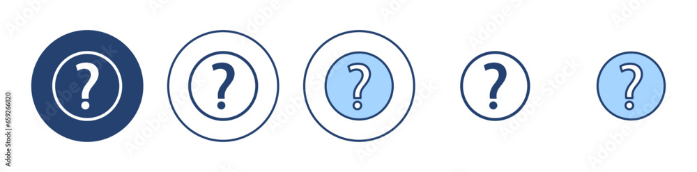 Question icon vector. question mark sign and symbol Question icon vector. question mark sign and symbol