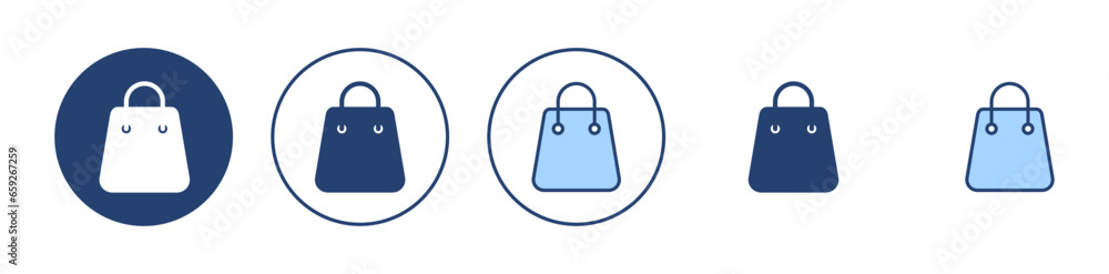 Shopping bag icon vector. shopping sign and symbol Shopping bag icon vector. shopping sign and symbol