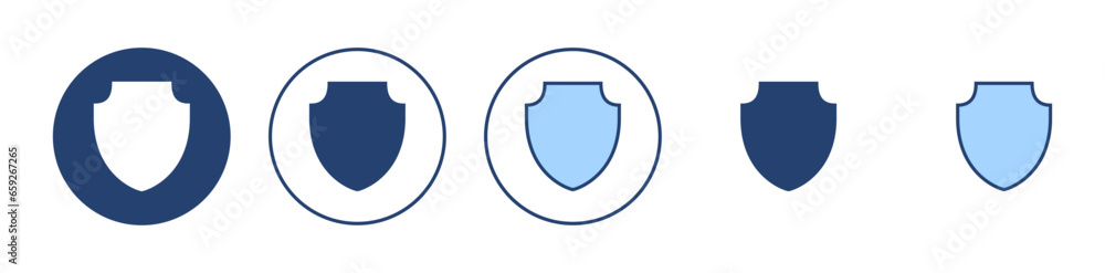 Shield icon vector. Protection icon. Security sign and symbol