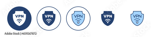 Vpn icon vector. Private network sign and symbol. virtual private network icon.