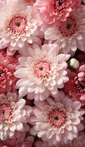 Nature's Delicate Balance: Pink Gerbera Daisies,pink chrysanthemum flowers,pink chrysanthemum background © nientsu