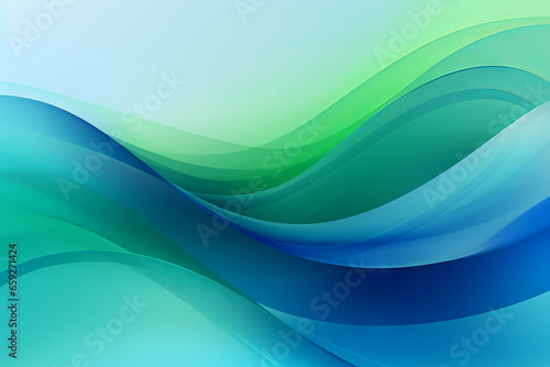 Teal abstract wave, background or pattern, creative design template © hdesert