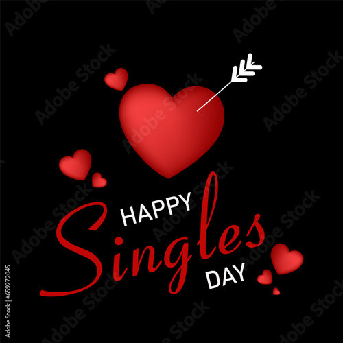 Singles Day is a major shopping holiday in China, celebrated on November 11th, primarily by single people treating themselves to gifts. photo