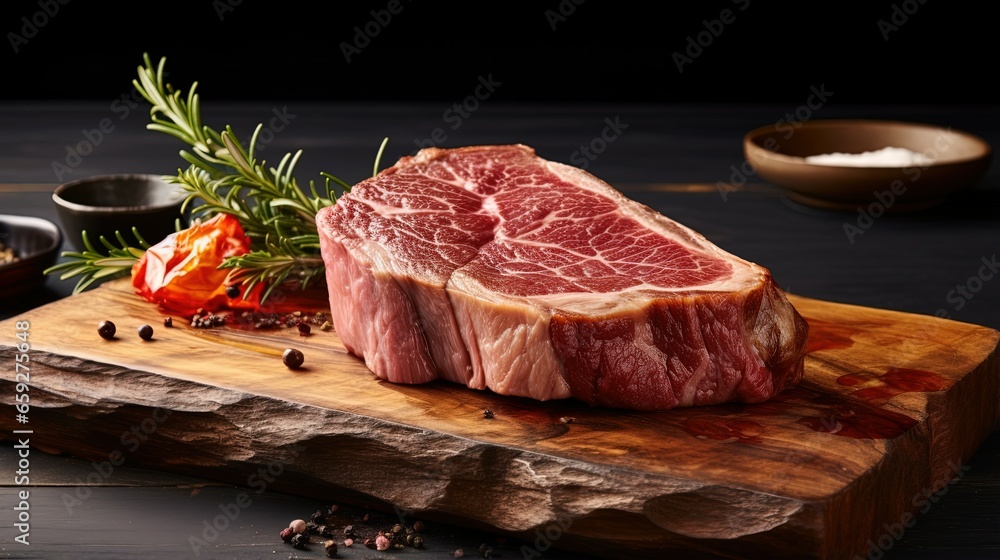 T Bone Raw Steak Meat
