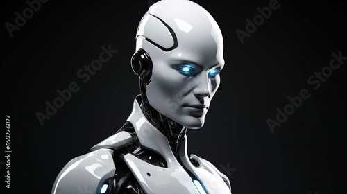 Amazing Artificial Intelligence Futuristic Humanoid Robot