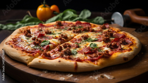 Fantastic Italian Meat Pizza