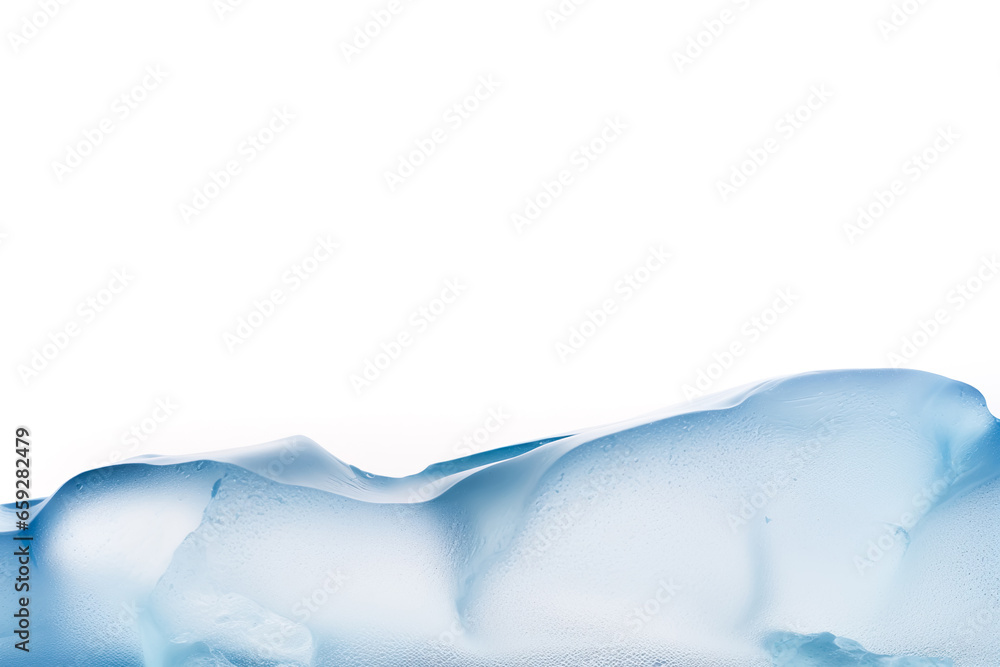 Obraz premium Closeup ice stone platform texture background.For design product display.transparent crystal pattern