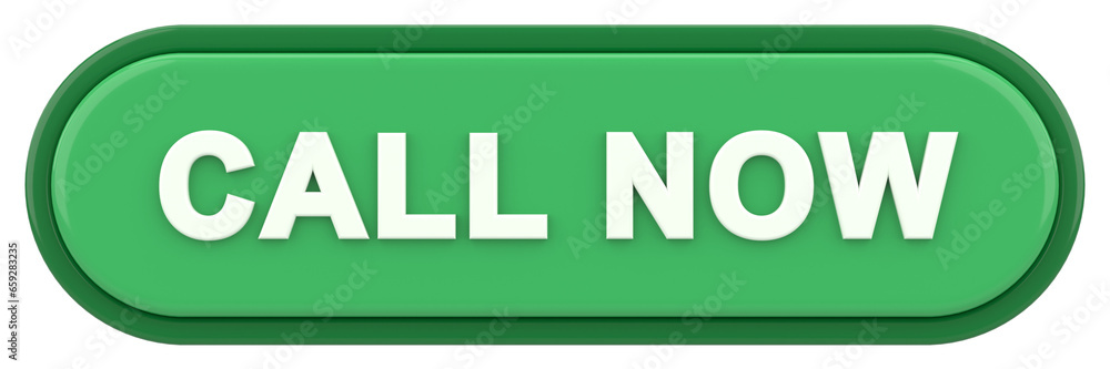 Call now button. 3D illustration. Call now button. 3D illustration.