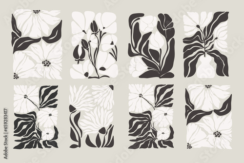 Abstract groovy Y2K background set. Vector posters in trendy retro psychedelic 2000s style. Aesthetic hippie. Girly cute design.