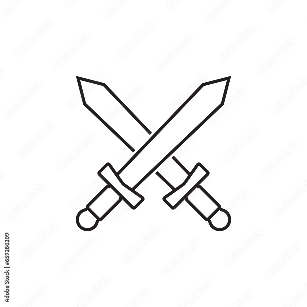sword icon vector sword icon vector