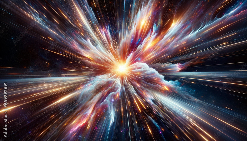 Exploding Star: Fiery Explosions of Color Exploding Star: Fiery Explosions of Color