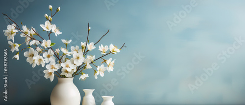 spring flowers imagery in a minimalistic photographic approach, artistic arrangement and ambiance, with empty copy space