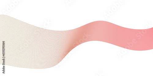 Abstract vector wave background. Abstract background wave line in vector business texture. Pattern line blend curve waves flow futuristic background.