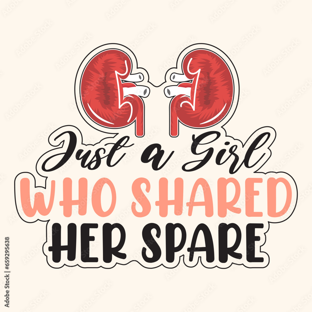 Just a Girl Who Shared Her Spare t-shirt Design Just a Girl Who Shared Her Spare t-shirt Design