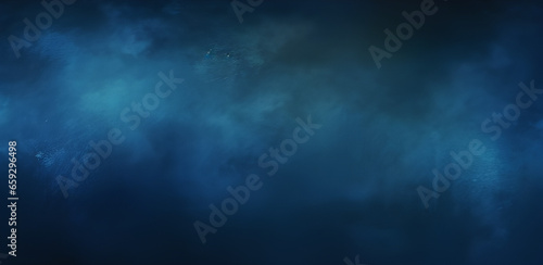 Very Dark Blue  Midnight Blue and Black Colored Vintage Abstract Painted Background With Space for Text or Image. Can Be Used as Header or Banner.