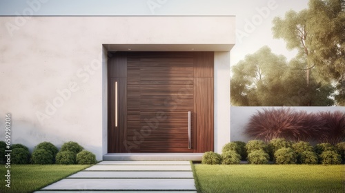 3D rendering of a modern ho...